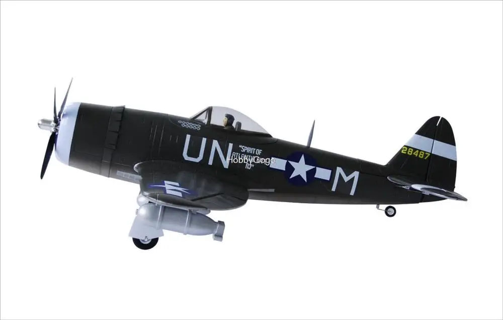 FMS P-47 Green Warbid EPO 6CH 1400 мм радиоуправляемая модель самолета Warbird PNP бесщеточный