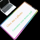 Mairuige Сделай Сам цветная (RGB) компьютерный игровой коврик для мыши персонализированное светодиодный подсветкой Клавиатура коврики XXL