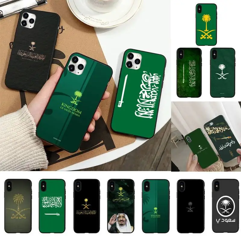 

Kingdom Of Saudi Arabia Flag Phone Case for iPhone 11 12 13 mini pro XS MAX 8 7 6 6S Plus X 5S SE 2020 XR case