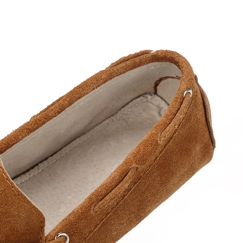 Мокасины мужские из натуральной кожи на плоской подошве | Обувь