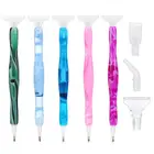 5D Смола алмазная живопись ручка квадратная круглая Алмазная подсветка Алмазная точка дрель ручки вышивка крестиком аксессуары для шитья