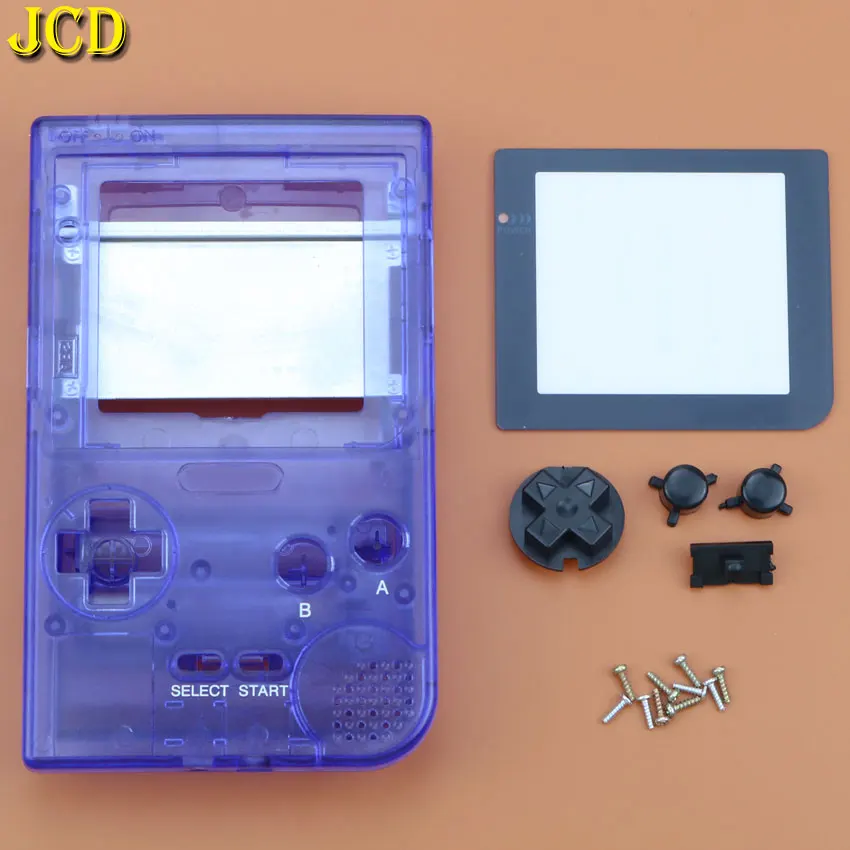 JCD 1 шт. пластиковый Полный Чехол Корпус Замена корпуса для Gameboy Карманная игровая консоль для GBP Оболочка Чехол с кнопками комплект