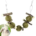 Новые игрушки для кусания морской свиньи, зубы, маленькие питомцы, кролик, хомяк, Шиншилла, питомец, трава, мяч, ветка, моляр, жевательная игрушка, игрушка для прорезывания зубов