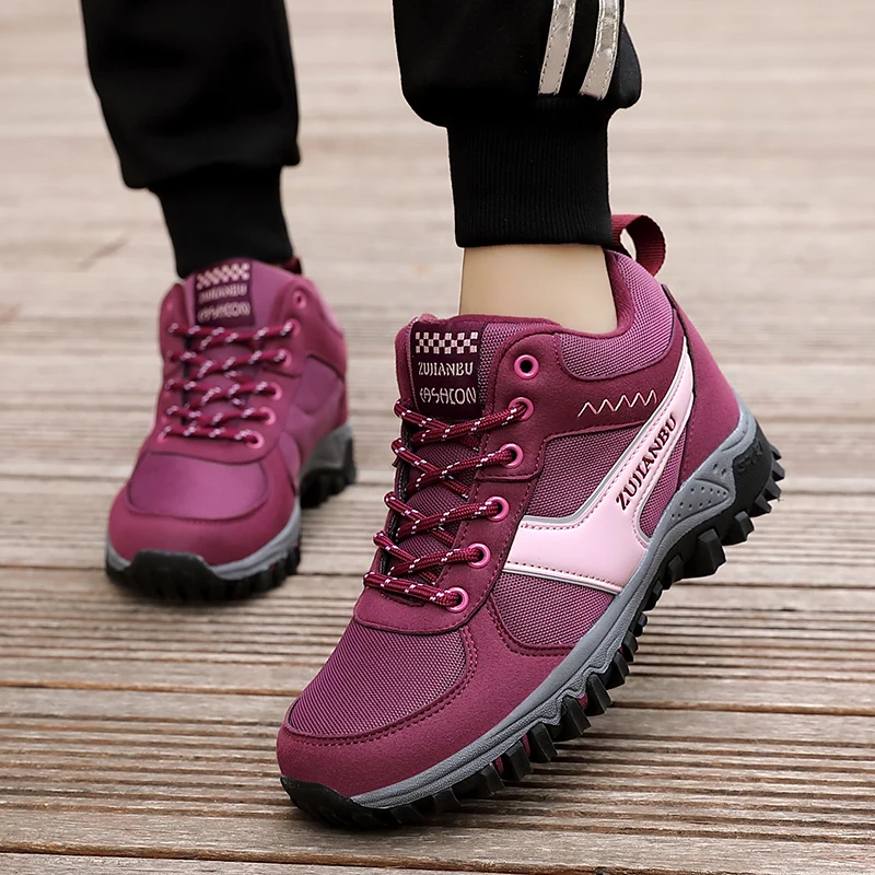 Мужские и женские зимние походные ботильоны бутсы ботинки Уличная обувь для