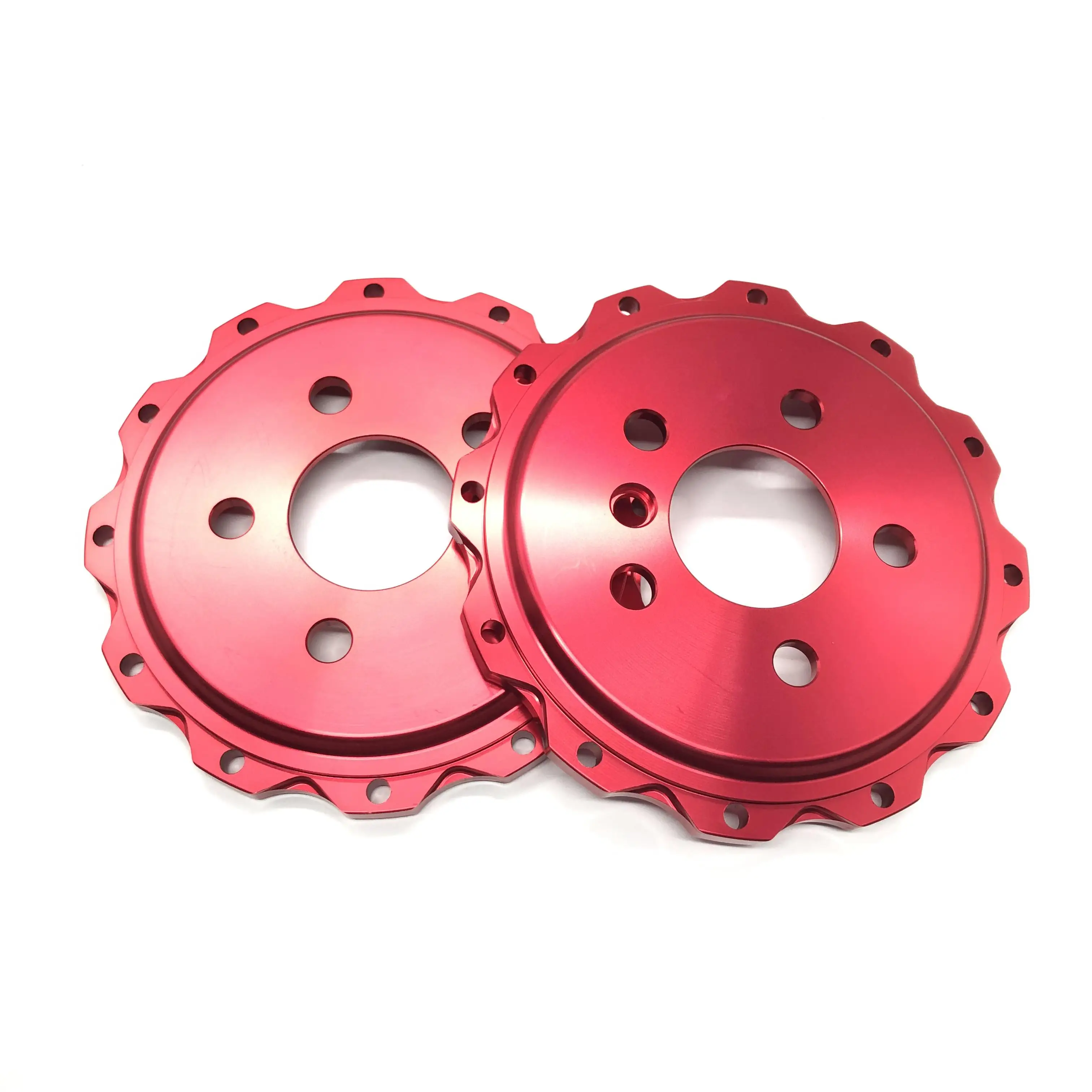 Jekit custom red alloy центральный звонок и адаптер суппорта для JK9660 с Тормозным Диском 355*32
