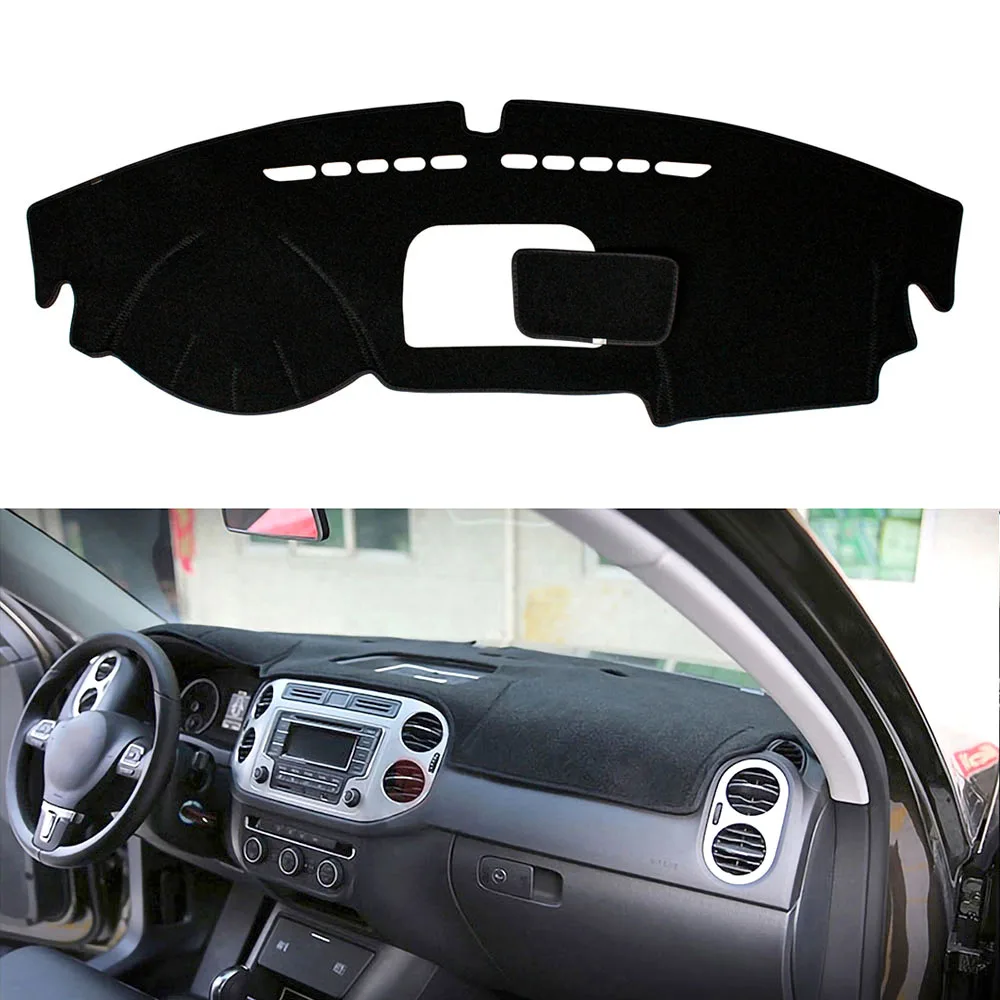 Защитный коврик для приборной панели автомобиля Volkswagen VW Tiguan 2010-2015 затеняющий