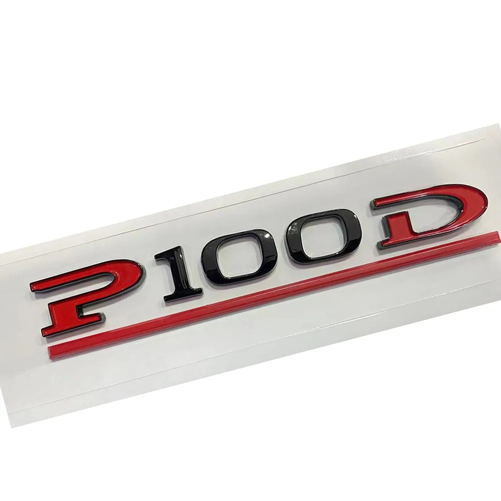 

Weather Proof 3D ABS Logo Accessories Badge Car Emblem Glossy Black P100D