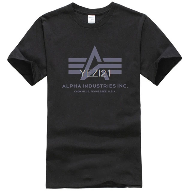 Футболка шаблон Летняя мода Alpha Industries футболка с короткими рукавами футболки и