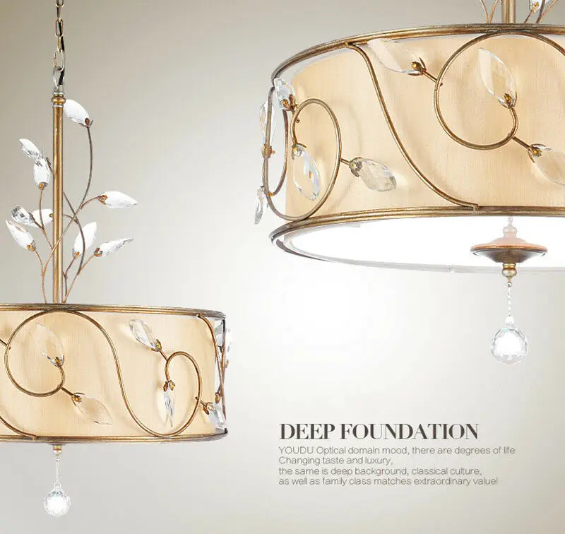 

Modern Kitchen Leighton 3 Light Inverted Drum Crystal Pendant Lamp Ceiling Light Fixture Suspension Lamps PA0432