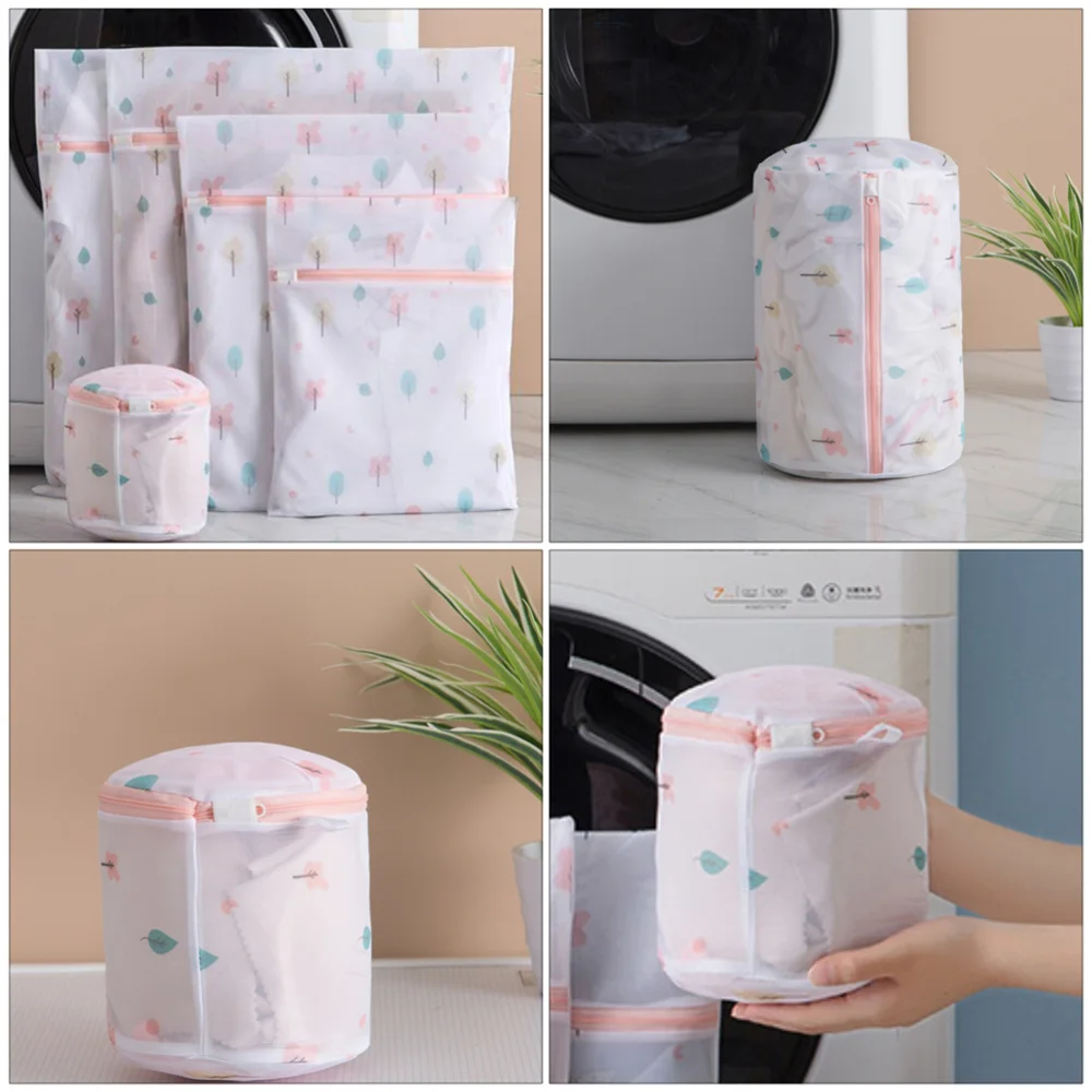 

1 Set 6pcs Reusable Mesh Laundry Bag for Washing Machine Travel Storage Bag