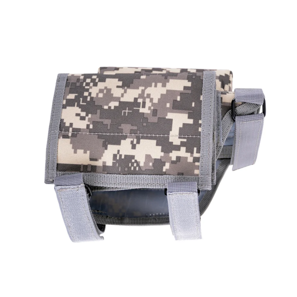 

Multi-functional Outdoor Wargame Bullet Bag Portable Buttstock Rifle Stock Pack Cheek Rest Pad With Ammo Carrier Case