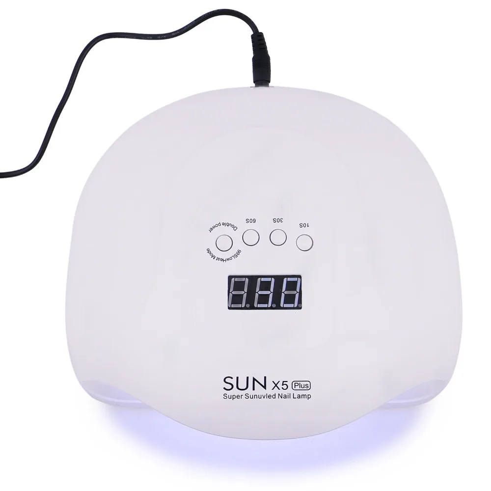 Лампа SUN X5 Plus УФ/LED для сушки гель лака Сушилка ногтей с нижним таймером и ЖК