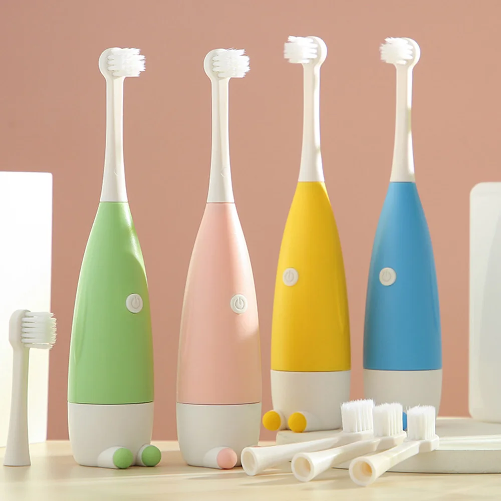 

Electric Toothbrush Battery Powered Waterproof Teeth Brush High Frequency Sonic Vibration Soft Bristles Teeth Cleaning Devices
