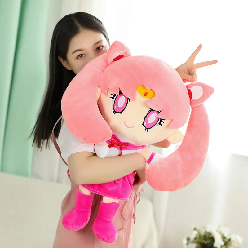 

Kawaii 25/40/60cm Anime Sailor Moon Plush Toys Tsukino Usagi Stuffed Soft Doll Pillow Girlfriend Gift Soft Cartoon Brinquedos