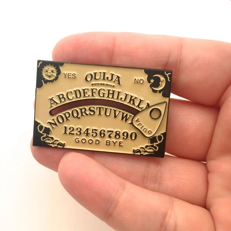 Oujia, брошь в виде доски, булавки, эмалированные металлические значки, булавка для лацкана, аксессуары для джинсов