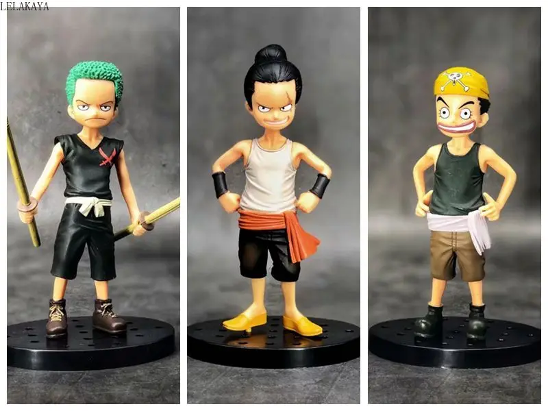 15 ~ 16 см аниме One Piece Luffy Sanji Sabo Usopp Roronoa Zoro Jyabura детство Ver. Vol.5 детская экшн фигурка из
