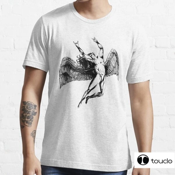 

Icarus Throws The Horns Black Fav Icarus Gone See Below Hot Sale Clown T Shirt Men/Women Printed Terror Fashion T-Shirts Unisex