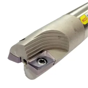 Концевая фреза MZG BAP400RC25-26-150-2T с двумя вставками, зажимом, хвостовиком, угловым прецизионным пазом