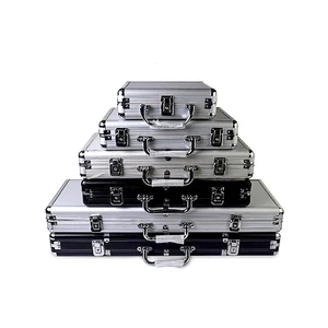 Чехол для игрового костюма, размер 100-500, для казино, Техаса, покерных фишек, чехол для контейнера Black Jack, алюминиевая коробка, чехол для костюма