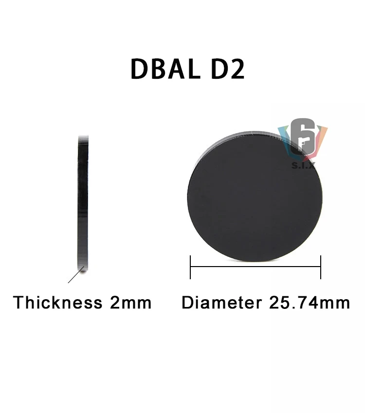 2 шт./компл. тактический ИК-инфракрасный фильтр для DBAL D2 Лазерный фонарь DBA A2 ИК