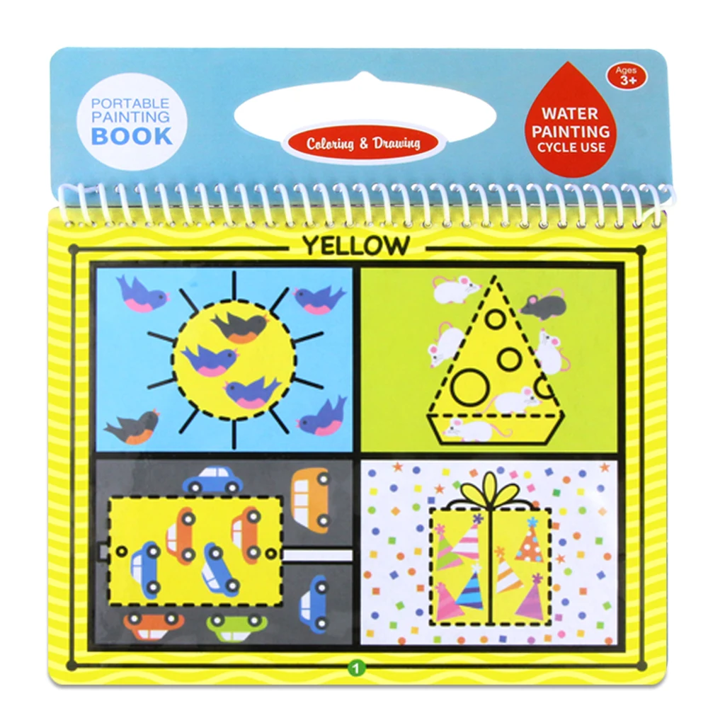 Многоразовые коврики для рисования раскраски на воде игрушки дорожные наборы с