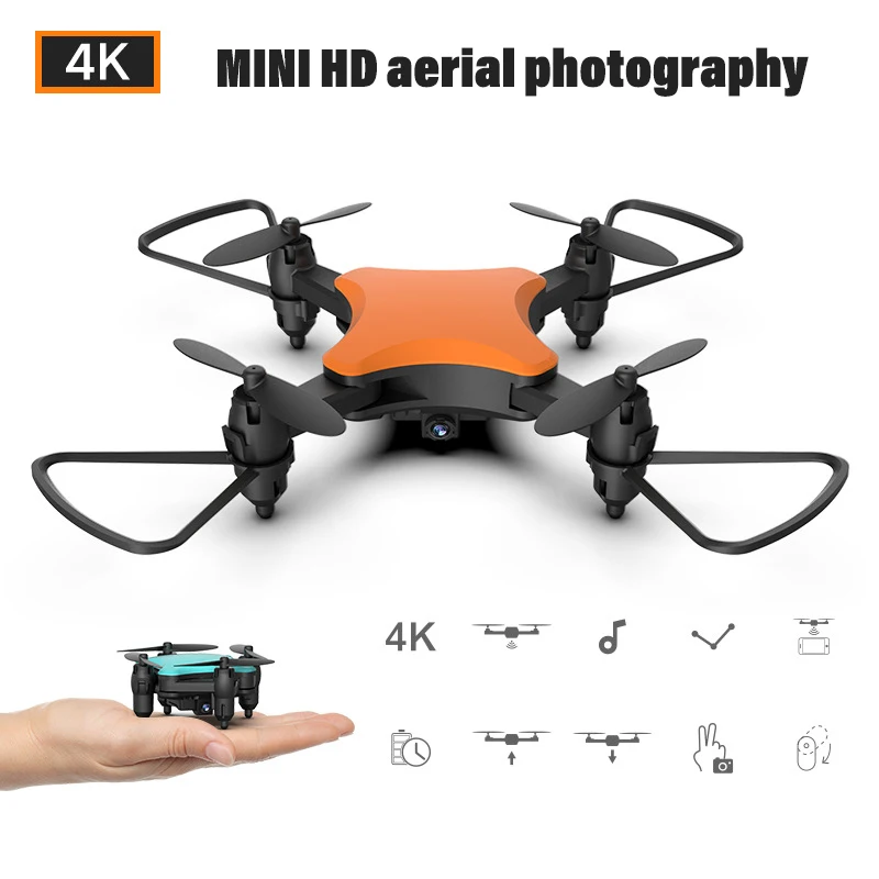 Ky902 мини Дрон Квадрокоптер с дистанционным управлением 4k Камера Hd складной