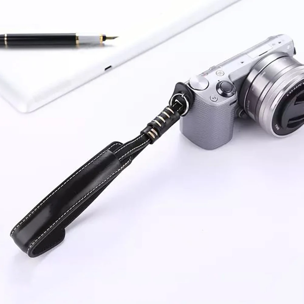 Искусственная кожа Камера наручный ремешок с захватом для Sony A6000 A7R A5100 NEX-5R