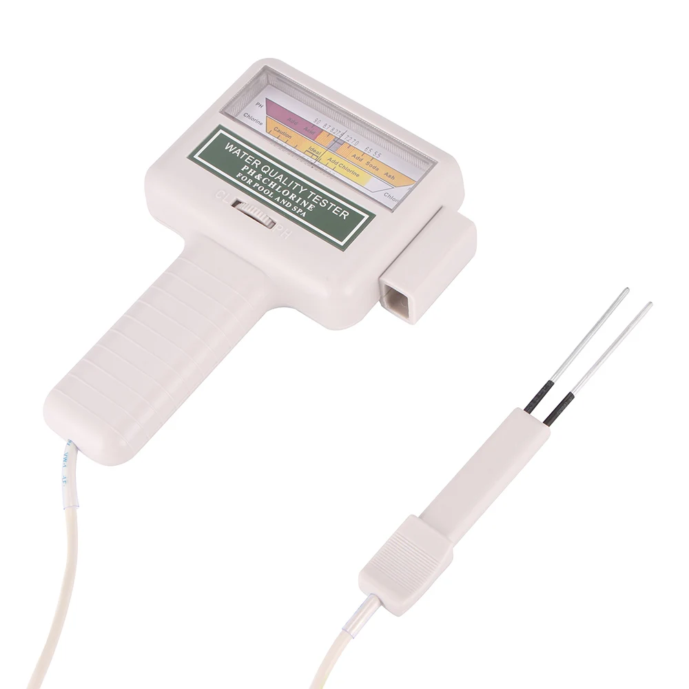 Портативный тестер качества воды PH CL2 измеритель уровня хлора для бассейна спа