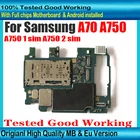 Оригинальная материнская плата 128 ГБ для Samsung Galaxy A70 A705F A705FD для A750F 1 sim A750FD 2 sim-карты логическая плата с системой Android MB