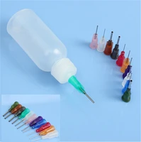 one set 30ml empty e liquid plastic rosin flux alcohol bottle for dispenser rosin solder flux paste 11 needles tool parts