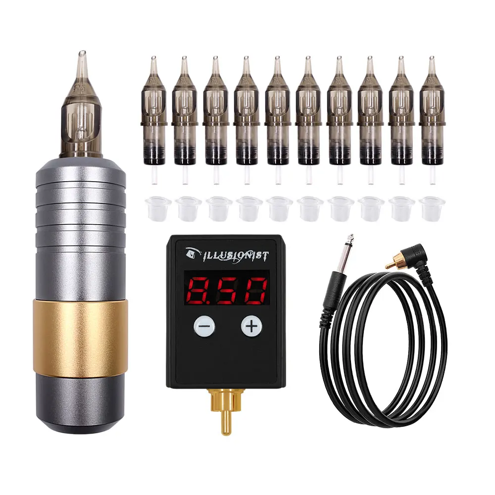 Профессиональный набор для татуировок мощный вращающийся тату машинка