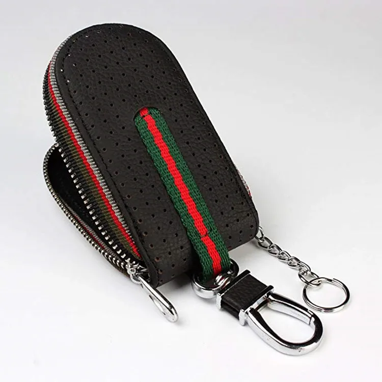 Известный из натуральной кожи с отделкой брелок воловьей держатель для