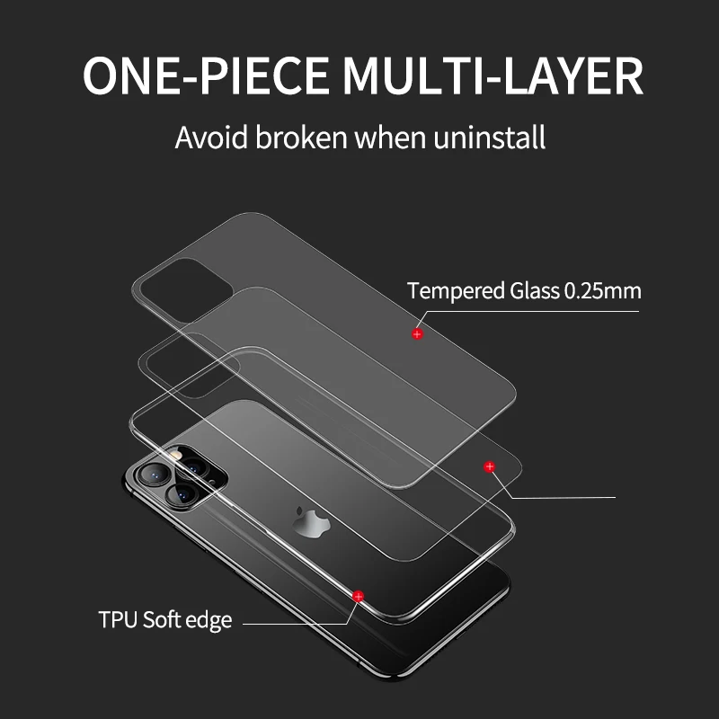 Oppselve Прозрачный чехол для iPhone 12 Mini 11 Pro Max XS X XR 8 7 6S Plus SE 2 Ультратонкий задней панели