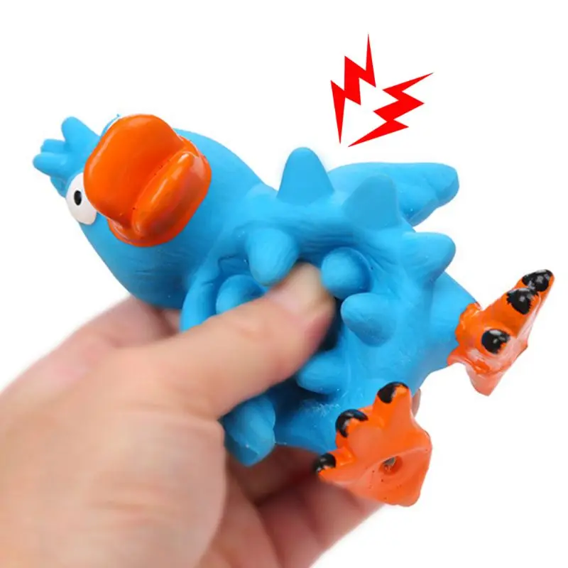

Durable Dog Toy Pet Latex Chew Molar Bite Toys Squeeze Sound Squeaker Dog Puppy Interactive Cleaning Teeth Supplies C42