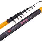 Удочка для рыбалки Rock, ульсветильник, высококачественная, из углеродного волокна, мощное спиннинговое удилище, портативное, для путешествий, для морской лодки ppqzp