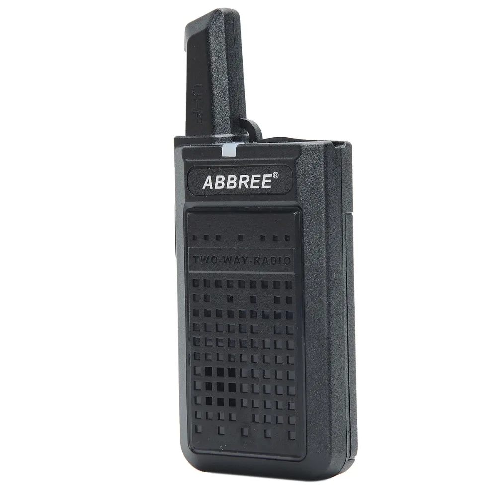 2 шт. ABBREE AR-A2 Мини Портативная рация USB зарядка VOX двухстороннее радио портативный приемопередатчик UHF 400-470 МГц