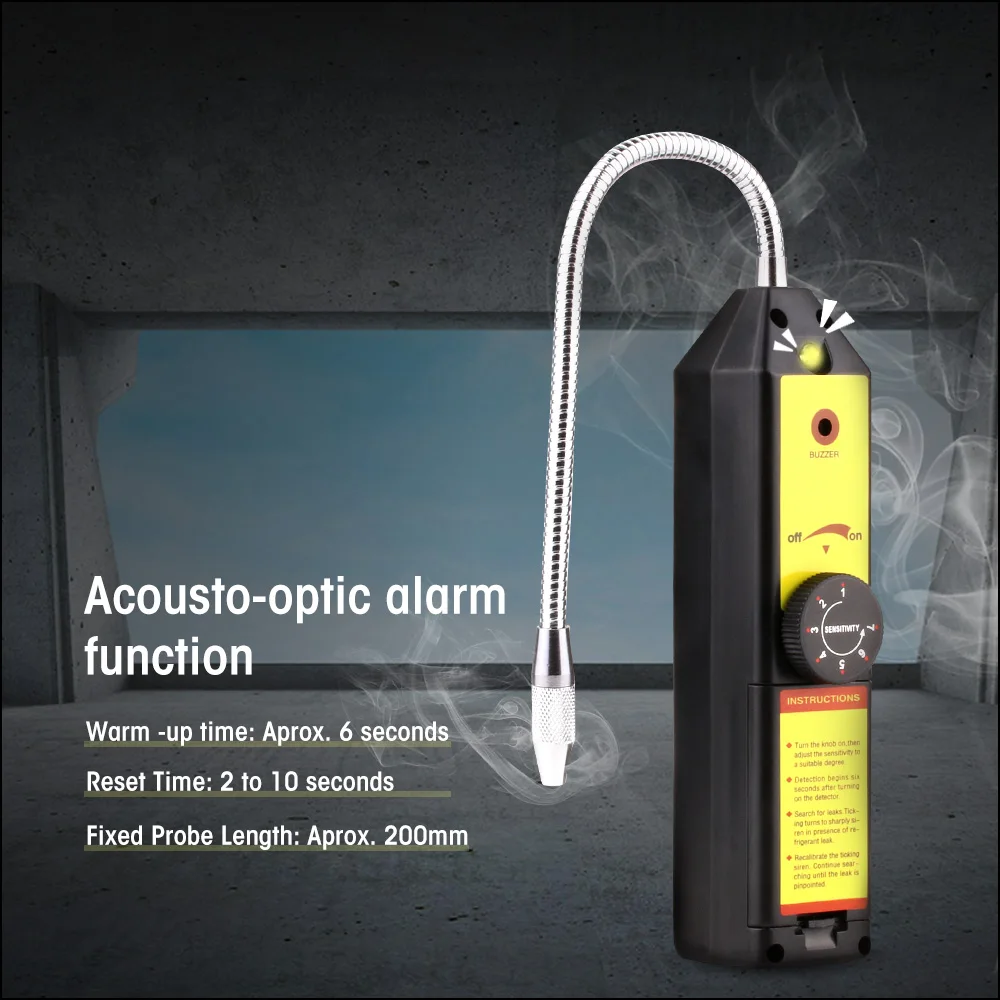 RZ Halogen Leak Detector Gas Freon Analyzer CFC HFC Refrigerant Air Conditioning R22 | Инструменты