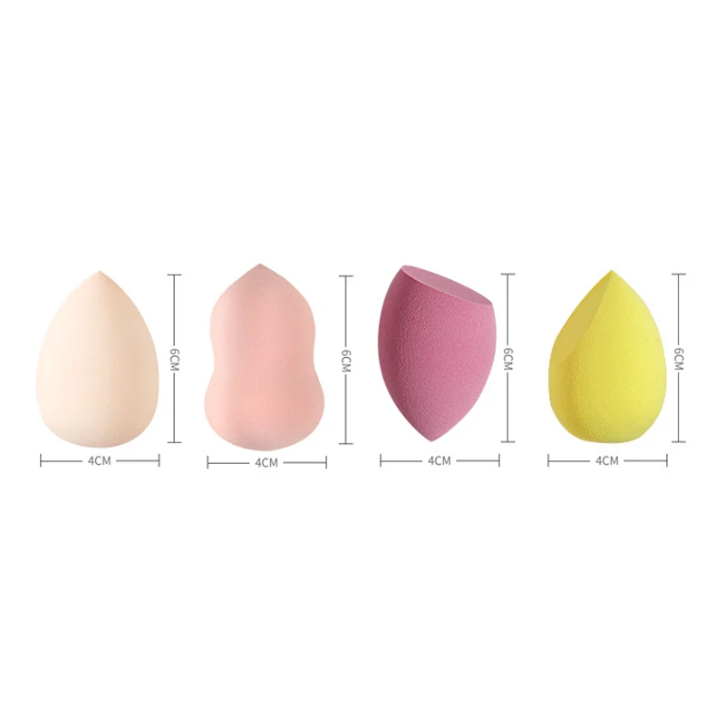 

4/8Pcs Makeup Sponge Puff Beauty Egg Face Foundation Powder Cream Sponges Cosmetic Puff Powder Puff Makeup Tool Women's Beauty