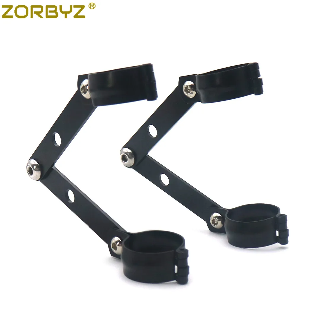 ZORBYZ 39 мм 41 черный металлический регулируемый индикатор фары монтажный кронштейн
