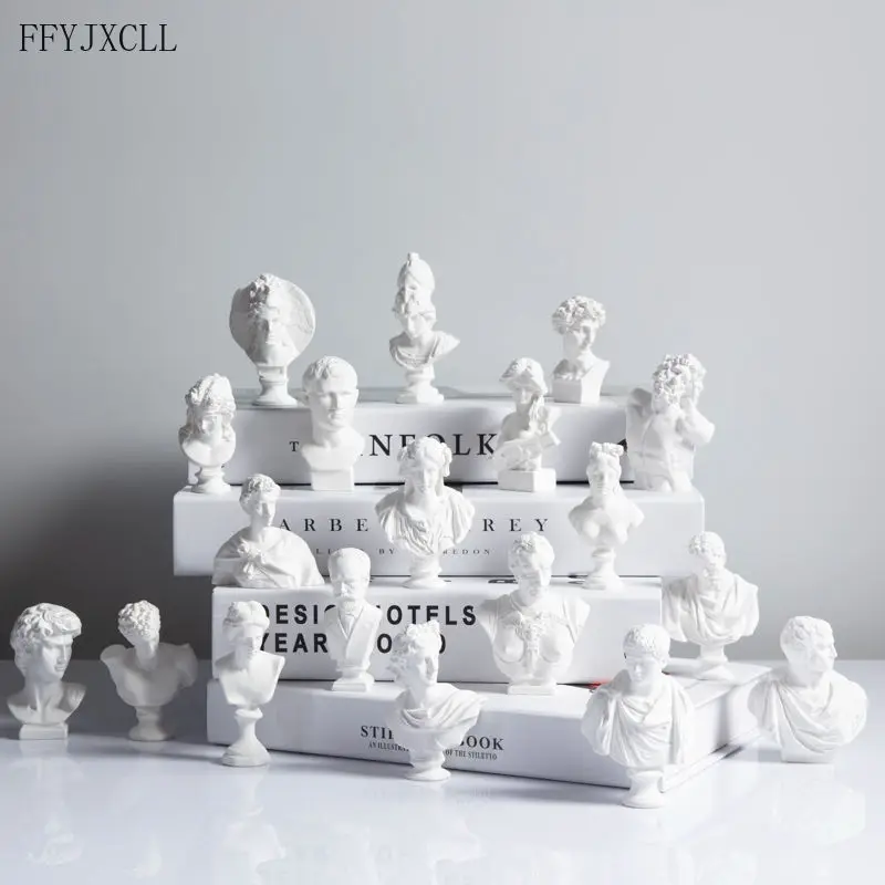 Фигурка белого Давида головные портреты фигурка греческой мифологии