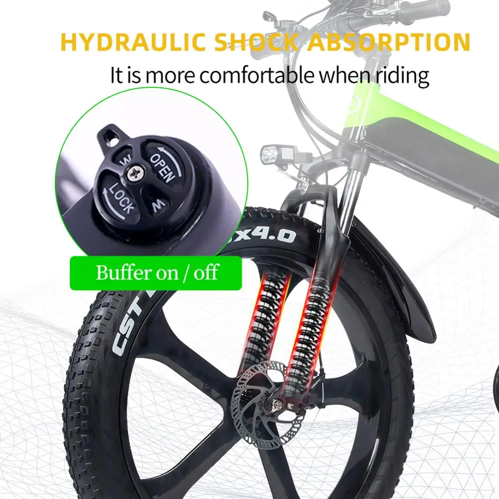 Verkaufen Ebike Mountainbike Elektrische Fahrräder Strand Cruiser Booster 48V 1000W 26