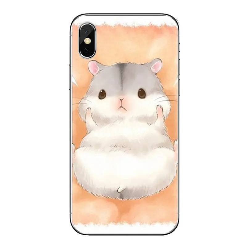 С рисунком кролика и мышки футболка для новорожденных хомяк samsung Galaxy S3 S4 S5 мини S6 S7