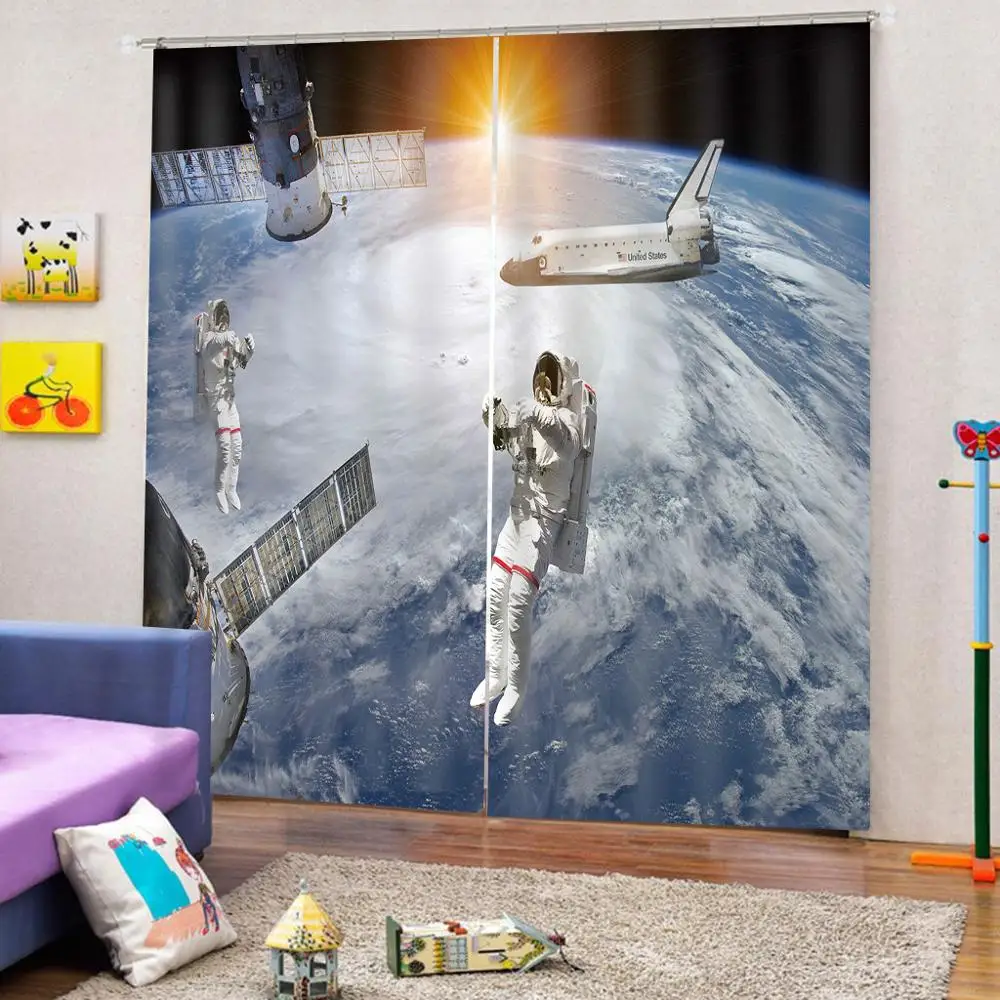 Пользовательские 3d-шторы любого размера гардины для гостиной ванной кухни