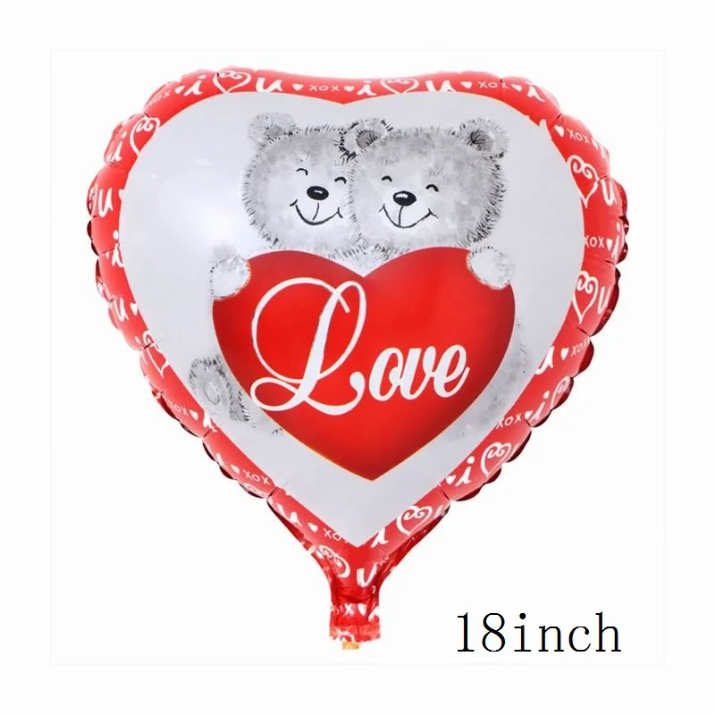 100x76 см двойной медведь искусственный мультяшный я люблю тебя свадьба день