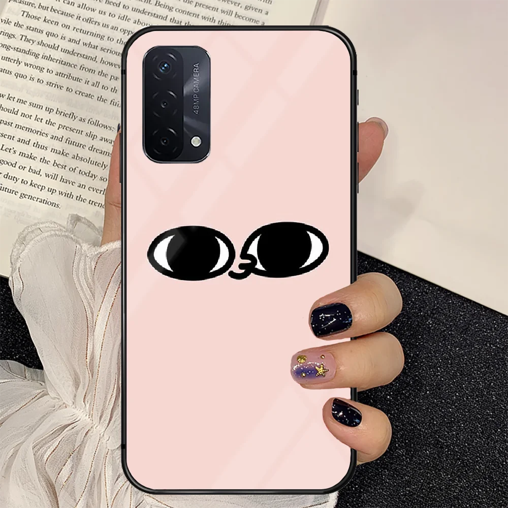 

Colorful Cartoon Ketnipzs Phone Tempered Glass Case Cover For oppo realme find a x c xt gt 2 53 3 6 7 50 11 Pro lite 5g Luxury