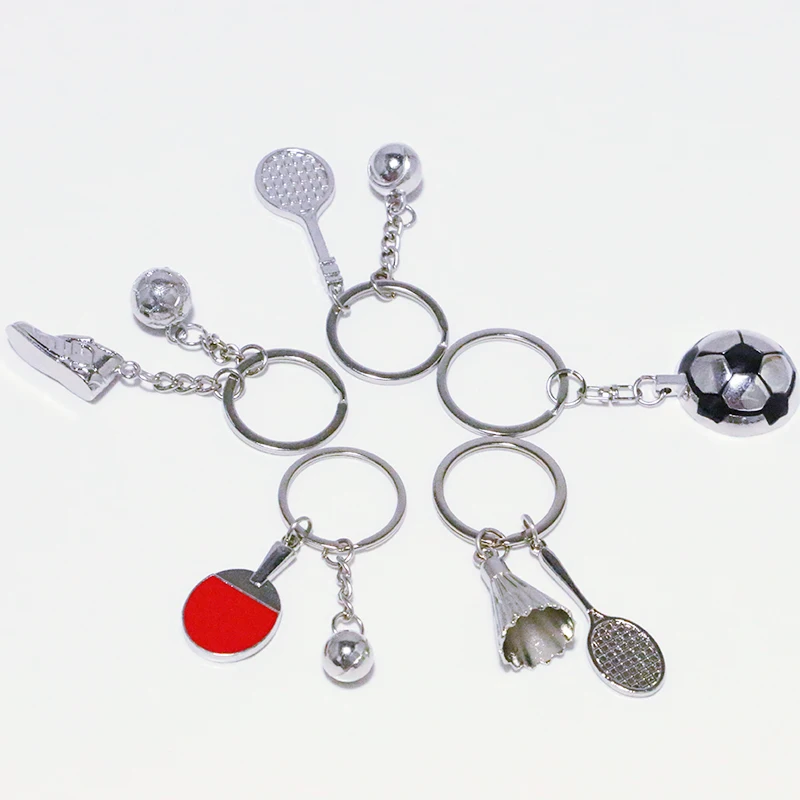 Горячая продажа DIY ручной работы брелок мини ракетка для игры в бадминтон