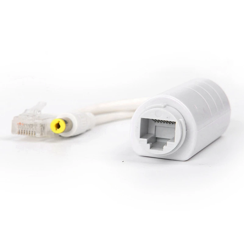 POE сплиттер водонепроницаемый FS5712W 10/100M вход 44-57V выход 12V/1A 1500V изоляция высокого