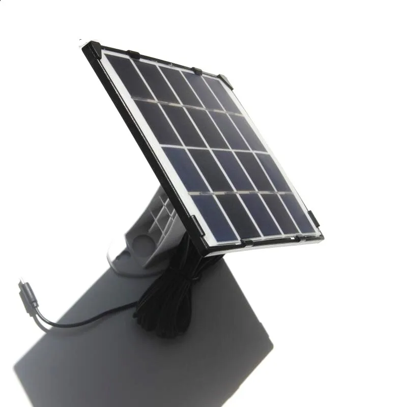 Зарядное устройство на солнечной батарее BUHESHUI 10 Вт 5 В С кабелем метров |