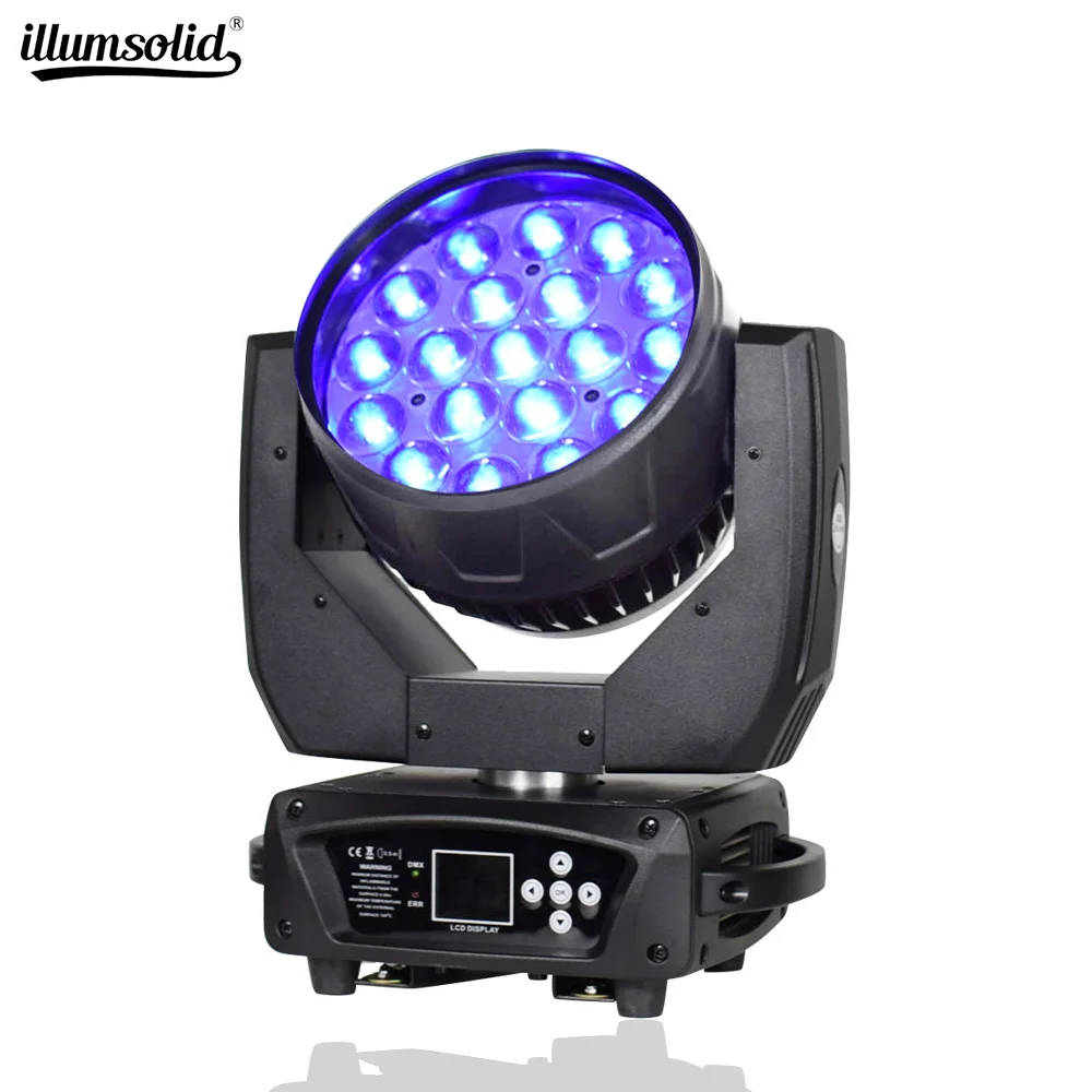 Led 19x15W Wash Zoom Moving Head светильник высокий стандарт вечерние ing DMX512 DJ оборудование для