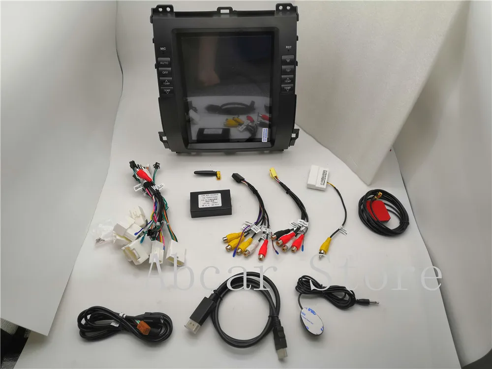 Автомобильный dvd плеер Tesla style 10 4 дюйма Android 9 0 GPS навигация для Toyota Land Cruiser Prado Lexus GX470